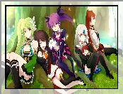 Aisha, Rena, Elsword, Elesis, Ara, Eve
