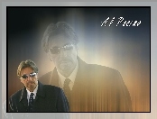 Al Pacino, okulary, krawat