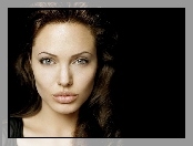 Angelina Jolie, brązowe włosy