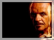 Anthony Hopkins, niebieskie, oczy