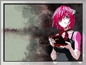 apaszka, Elfen Lied, pudełko, dziewczynka, szkatułka