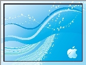 Apple, Niebieska, Tapeta, Logo, Producenta