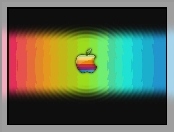 Apple, Kolorowe, Kręgi, Tęczowe, Logo