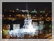 Moskwa, Noc, Monaster Nowodziewiczy, Rosja