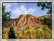 Góry, Armenia, Prowincja Wajoc Dzor, Czerwone, Skały
