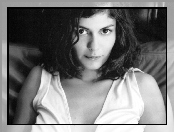 Audrey Tautou, biały top