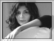 Audrey Tautou, ciemne włosy