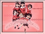 Azumanga Daioh, napis, dziewczyny