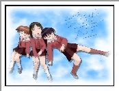 Azumanga Daioh, dziewczyny, napis