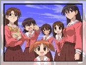 rybka, mundurki, Azumanga Daioh, dziewczyny