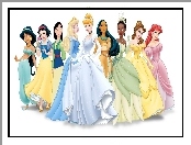 Bohaterki, Disney, Księżniczki, Bajek