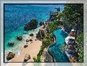 Bali, Morze, Plaża, Basen, Lato