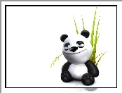 Panda, Animowana, Bambus