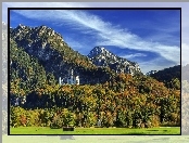 Zamek Neuschwanstein, Góry, Bawaria, Niemcy