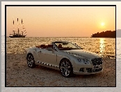 Bentley Continental GTC, Kabriolet, Srebrny