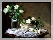 Białe, Dzikie Róże, Kompozycja