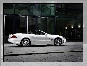 Biały, Mercedes SL, AMG