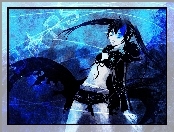 Black Rock Shooter, Płaszczyk, Spodenki, Stanik