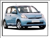 Błękitny, Przód, Daihatsu Sirion, Zderzak