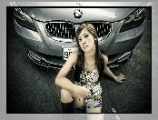 BMW M5, E39, Dziewczyna