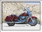 Bordowy, Harley Davidson Road King