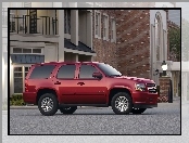 Bordowy, Bok, Chevrolet Tahoe, Prawy