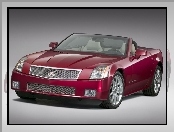 Bordowy, Cadillac XLR, Cabrio