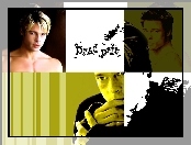 Brad Pitt, jasne, włosy
