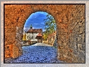 Zamek, Brama, Mur