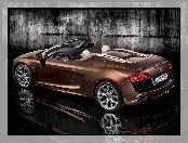 Brązowy, Metalik, Audi R8 Spyder