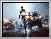 Broń, Battlefield 4, Żołnierz, Pojazdy, Deszcz