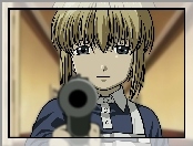 osoba, Gunslinger Girl, pistolet, pistolet, lufa, cel