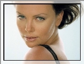 Charlize Theron, oczy, niebieskie