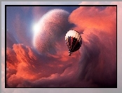 Balon, Chmury, Planeta