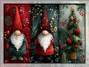 Skrzaty, Grafika AI, Choinka