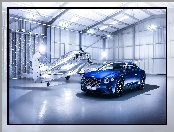 Bentley Continental GT Coupé, Hangar, 2018, Samolot