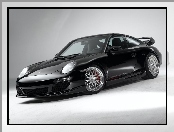 czarne, Porsche 911, Gemballa