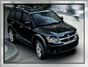 Czarny, Dodge Journey, Maska