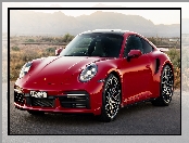 Czerwone, Porsche 911 Turbo, Przód