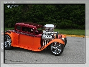 1930, Czerwony, Ford, Mudel A Street Rod