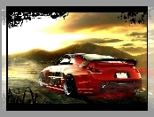 Czerwony, Nissan 350Z, TUNING