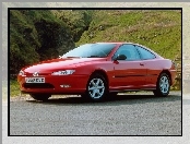 Czerwony, Peugeot 406, Coupe