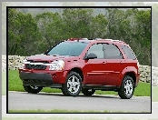 Czerwony, Szyby, Chevrolet Equinox, Ciemne