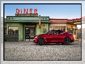 Bar, Czerwony, Infiniti Q60, 2016, Przydrożny