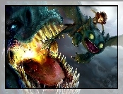 Ucieczka, Jak wytresować smoka, How to Train Your Dragon, Czkawka, Nocna Furia