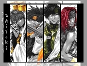 Saiyuki, cztery, postacie