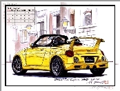 Daihatsu Copen, Rysunek, Kalendarz