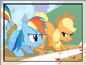 Rainbow dash, Applejack