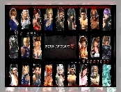 Dead Or Alive 5, Postacie
