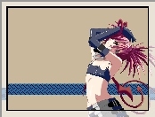 Disgaea, bransoletka, stanik, dziewczyna